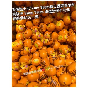 香港迪士尼Tsum Tsum春日園遊會限定 跳跳虎 Tsum Tsum 造型迷你小玩偶
